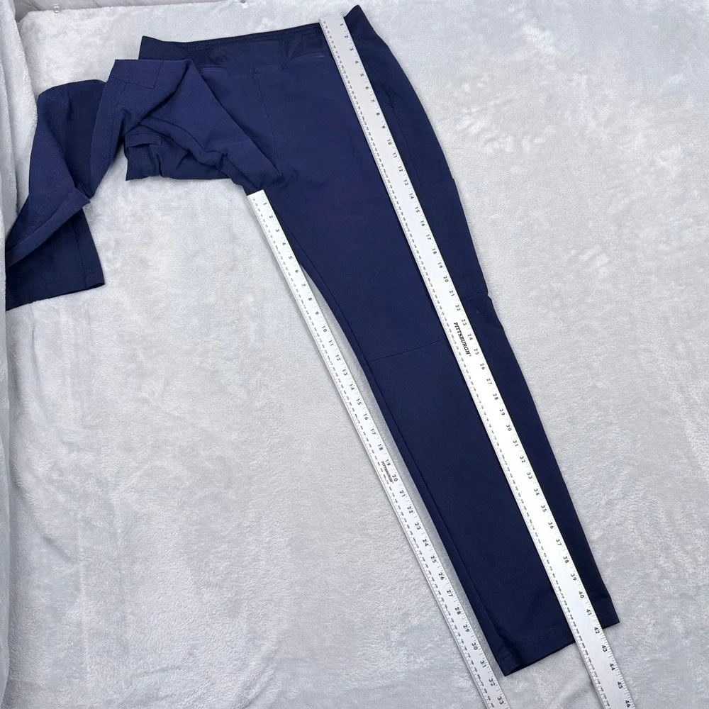 Figs Axim Cargo Scrub Pants Mens Medium Navy Blue Drawstring Technical T2001
